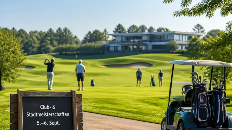 Club- und Stadtmeisterschaften: Golfclub Stärk Linz Ansfelden spielt am 5.–6. September aus