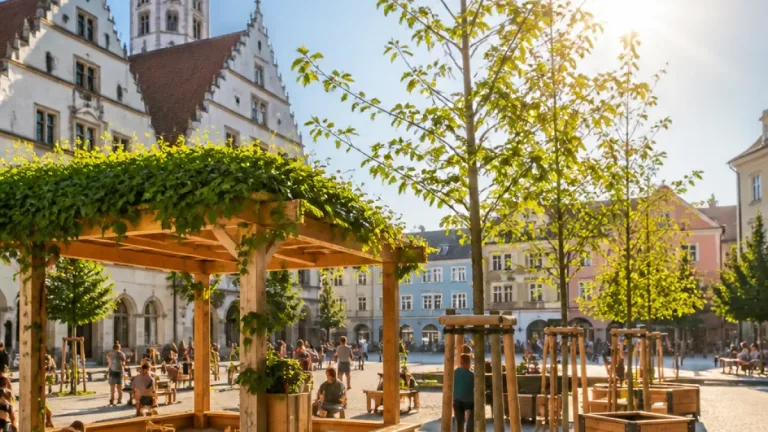 Crowdfunding für Hauptplatz gelingt: Mehr Bäume und eine Pergola für Freistadt