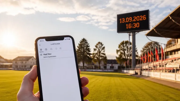 Deutsch‑Wagram in der Gebietsliga: Ansetzung des Spiels gegen SC Kreuttal am 13. September