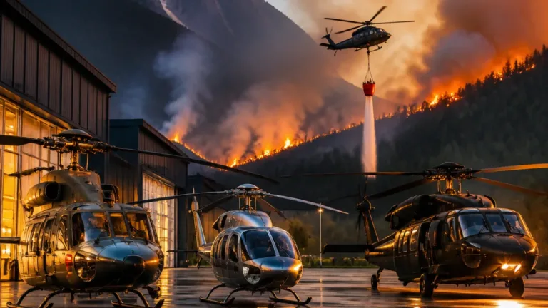 Drei Bundesheer-Helikopter in Vomp: Stützpunkt bewährt sich bei Waldbränden
