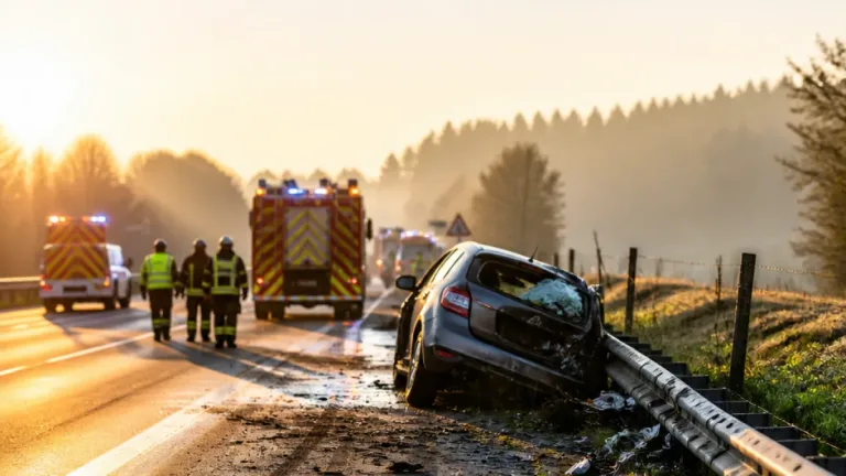 Drei Menschen bei Frontalcrash auf A1 im Bereich Oed-Oehling getötet oder schwer verletzt