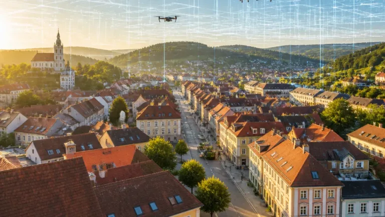 Drohnenbefliegung in Voitsberg: Digitaler Zwilling für Stadtzentrum wird erstellt