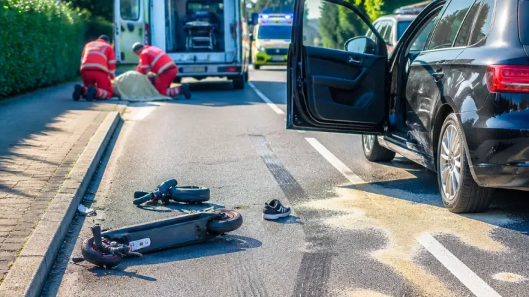 E-Scooter-Lenker (15) bei Zusammenstoß in Wels schwer verletzt