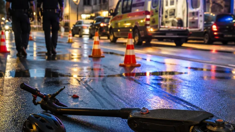 E-Scooter-Sturz in Bahnhofstraße: 24-Jähriger in Wörgl ins Krankenhaus gebracht