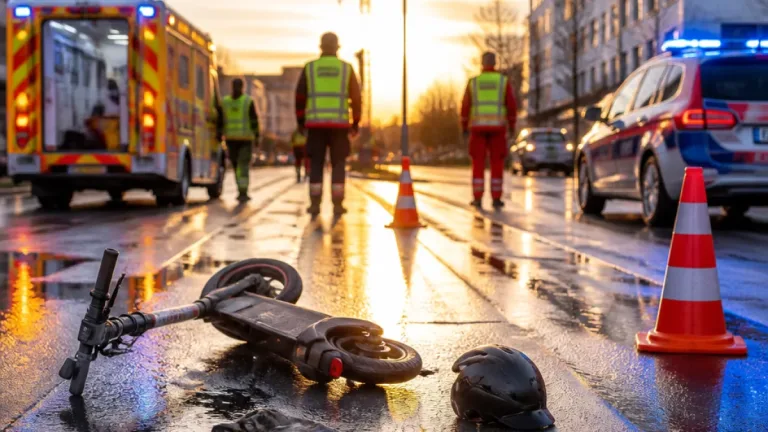 E‑Scooter‑Sturz in Wörgl: Junger Lenker verletzt, bei Kontrolle mehrere Verstöße festgestellt