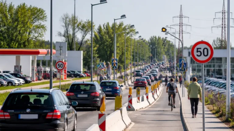 Eisenstadt: Mattersburger Straße wird testweise einspurig – mehr Sicherheit für Fußgänger und Radler