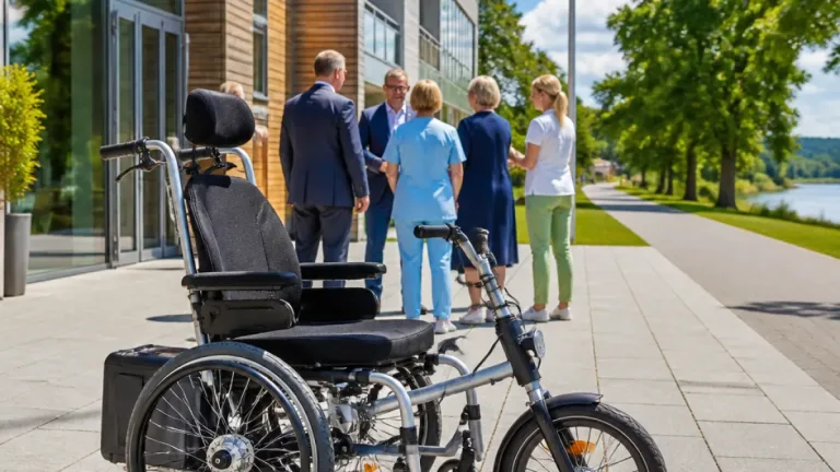 Elektrisch unterstütztes Rollstuhlfahrrad bringt Mobilität und Teilhabe für BAPH-Bewohner