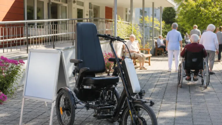Elektrisch unterstütztes Rollstuhlfahrrad erweitert Ausflugsmöglichkeiten im BAPH Eferding