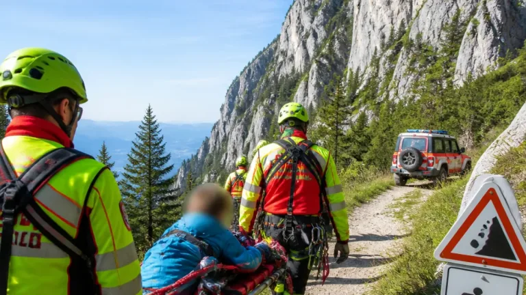 Elfjähriger am Bürgeralm-Klettersteig unverletzt gerettet – Alpinpolizei mahnt zur Vorsicht