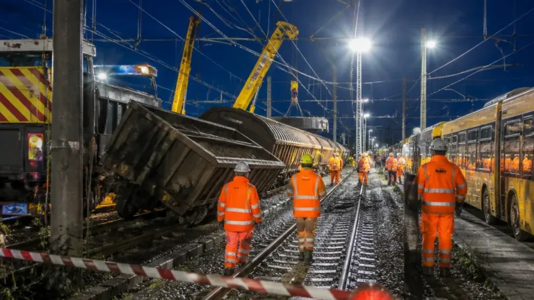 Entgleister Rangierzug bei Freiburg: Rheintalstrecke gesperrt, Ermittlungen laufen