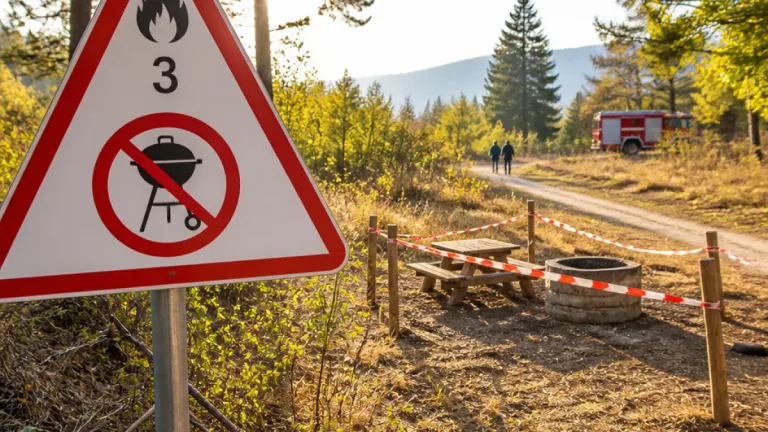Erhöhte Brandgefahr: Wald- und Grasland-Index bei Stufe 3 – Vorsorge gefragt