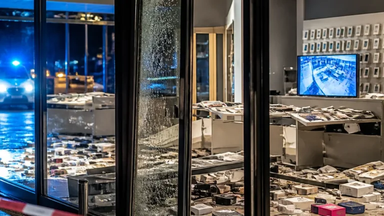 Erneuter Einbruch in Drei-Shop im Fachmarktzentrum: Händler meldet großen Schaden