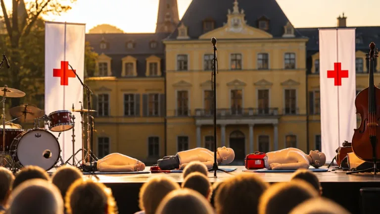 Erste‑Hilfe‑Show in Grafenegg: Rotes Kreuz macht Reanimation zum Bühnenthema