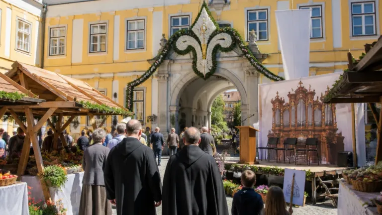 Erstes Lilienfest im Stift Lilienfeld: Publikum, Kultur und Jubiläum des Abtes