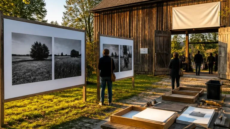 Erwin Muik eröffnet Ausstellung «An der Schwelle» im Freilichtmuseum Gerersdorf