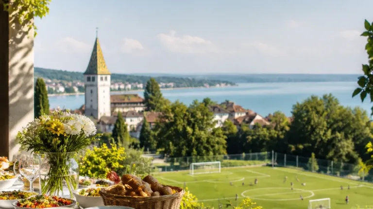 Familienfeier in Bregenz: Würde, Gemeinschaft und ein kurzer Blick aufs lokale Fußballleben
