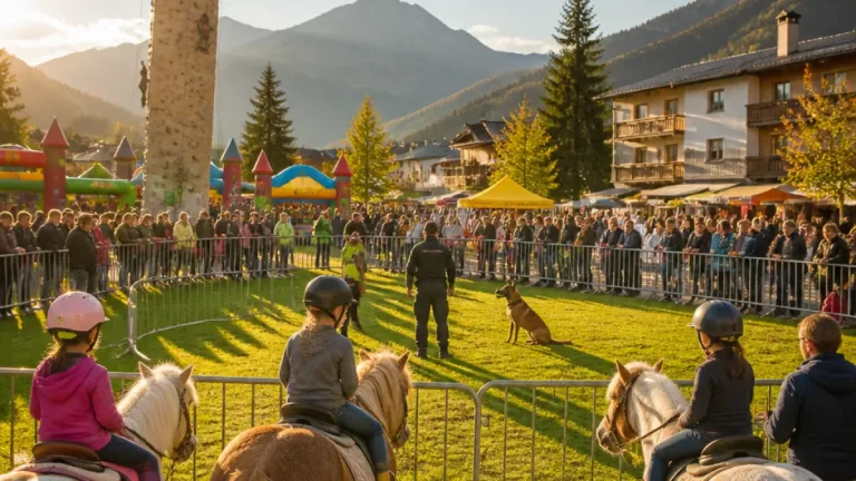 Familienfest "climbINpark" in Fügen: Klettern, Ponyreiten und Polizeihundevorführung