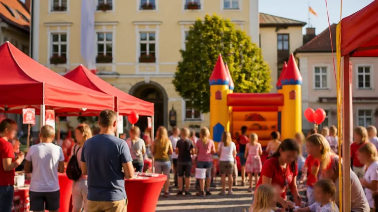 Familienfest der SPÖ Gramastetten zieht Besucher an Marktplatz