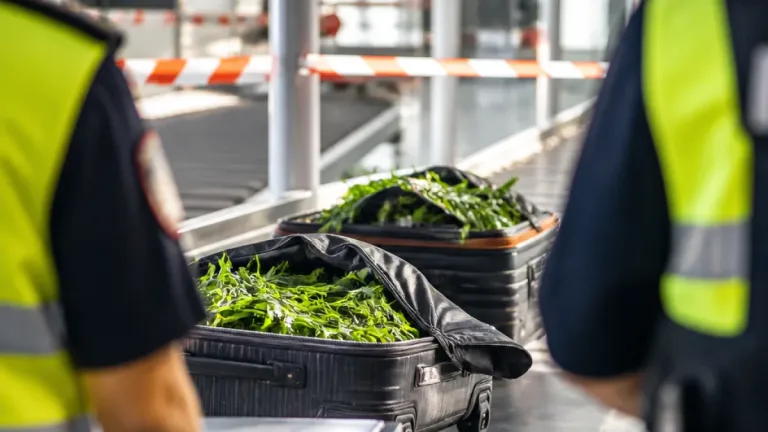 Fast 50 Kilogramm Cannabis am Flughafen Wien‑Schwechat sichergestellt