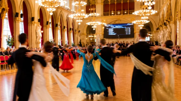 Feldkircher Paare erzielen respektable Ergebnisse beim Vienna Dance Concourse im Wiener Rathaus
