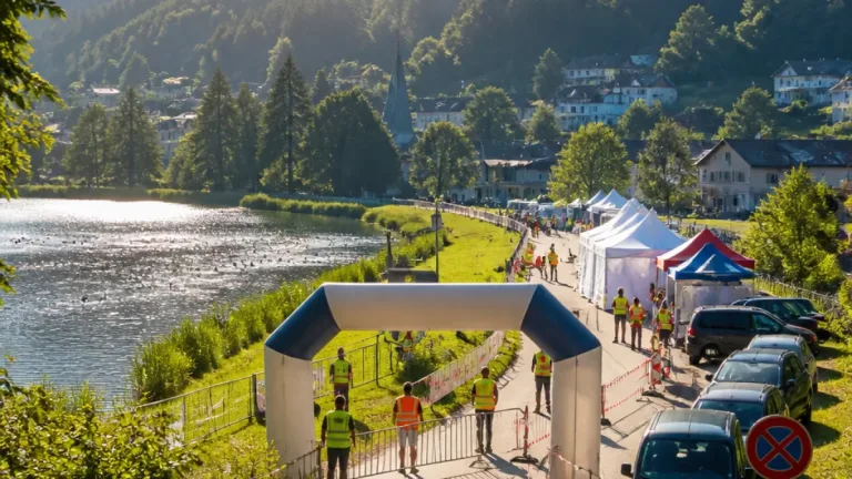Ferlach richtet zehnten Aquathlon mit österreichischen Meisterschaften am Ressnigteich aus