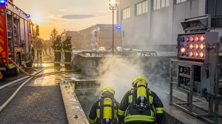 Feuerwehr probeweise im Keller: Drei Personen gerettet, Abläufe überprüft