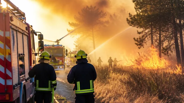 Feuerwehren aus Korneuburg bei mehreren Waldbränden in Nachbarregionen gefordert