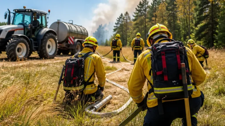 Feuerwehren im Bezirk Ried stärken Ausbildung gegen Vegetationsbrände