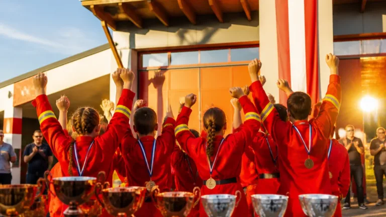 Feuerwehrjugend Kirnberg gewinnt Bezirkswertung und punktet in Bronze und Silber
