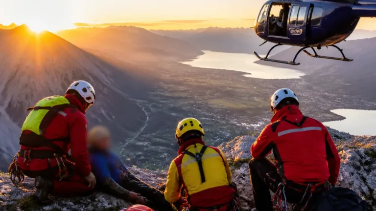 Flugpolizei rettet erschöpftes Kind vom Großen Donnerkogel