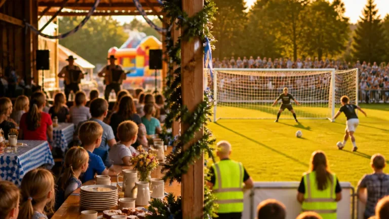FPÖ-Ortsgruppen organisieren Stadlfest in Fladnitz und 7‑Meter‑Turnier in Laßnitzthal
