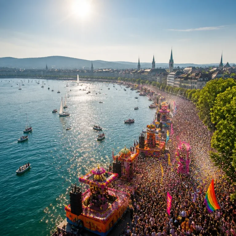 Zürich wird zur größten Tanzfläche Europas: Street Parade am 8. August startet um 13 Uhr