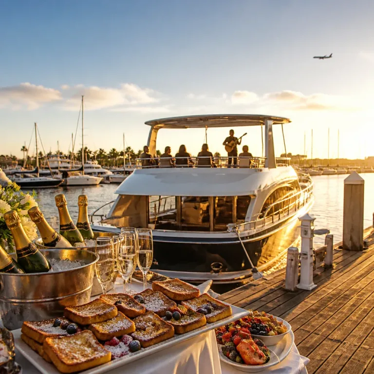 Zwei Stunden Brunch auf dem Wasser: Marina del Rey bietet Wochenend-Fahrt mit Champagner für 114 Dollar