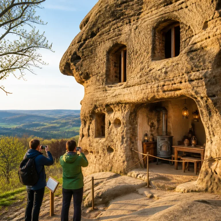 Sandsteinhöhlen von Langenstein: Wohnen wie ein Hobbit im Harzvorland