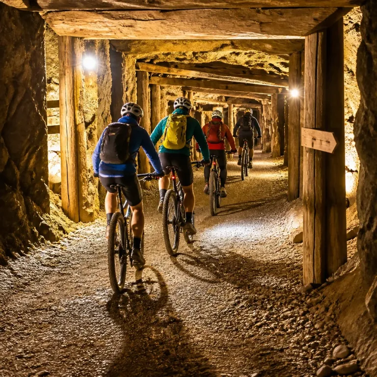 Untertage statt Sonnenglut: Geführte Mountainbike-Touren in Thüringer Bergwerken