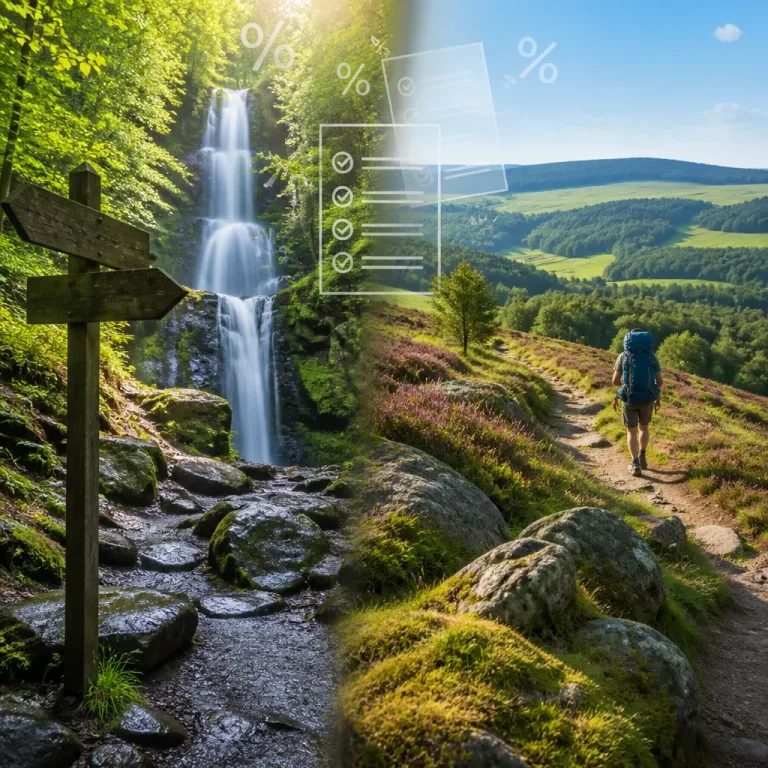 Beliebteste Wanderwege 2026: Wildes-Wasser-Weg siegt bei Tagesrouten, Druidensteig bei Mehrtagestouren