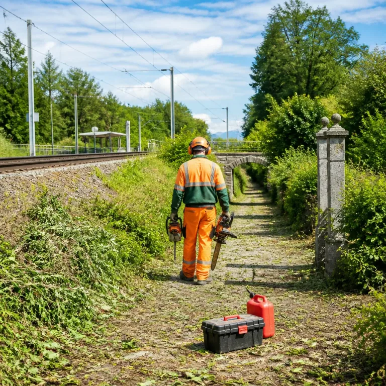 Freiwilliger macht zugewachsenen Weg in Detmold wieder sicher und nutzbar