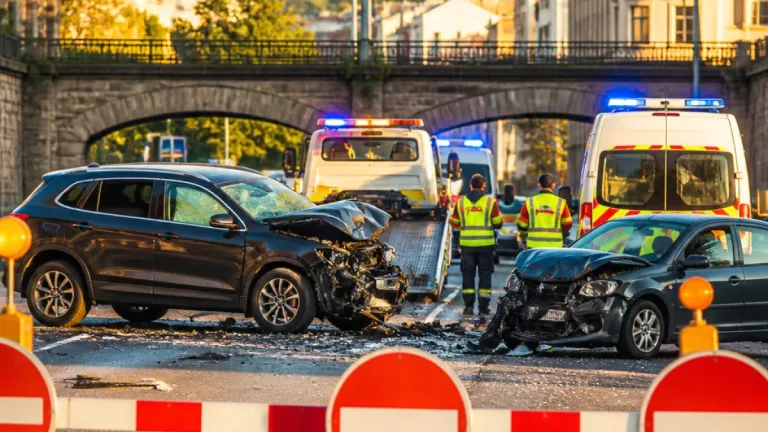 Frontalcrash am Neckartor in Stuttgart: Eine schwerverletzte Person, B14 vorübergehend gesperrt