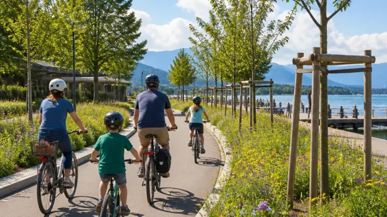 Gemeinden im Bezirk Bregenz setzen auf Radkilometer und pflanzen Blühflächen