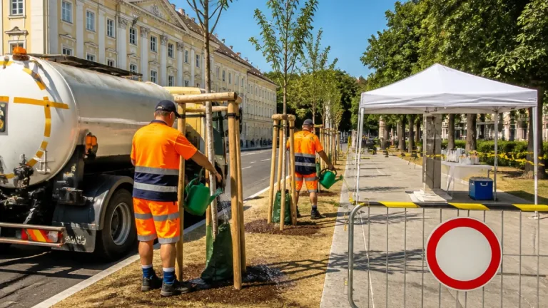 Gemeinden reagieren auf Hitzewelle: Schutzmaßnahmen, Sperren und Hilferufe
