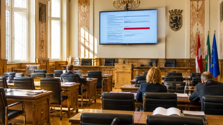 Gemeinderatssitzung in Leoben ohne Beschlussfähigkeit — Vizewahl und DSV-Hilfe verschoben