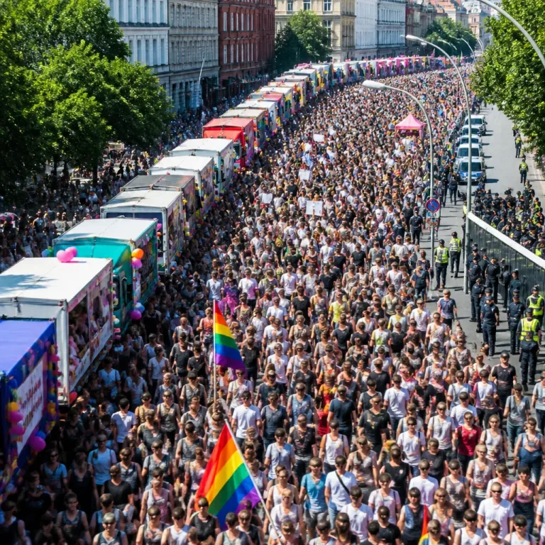 Tausende beim CSD in Hamburg — erhöhte Sicherheitsvorkehrungen nach Anschlag in Berlin