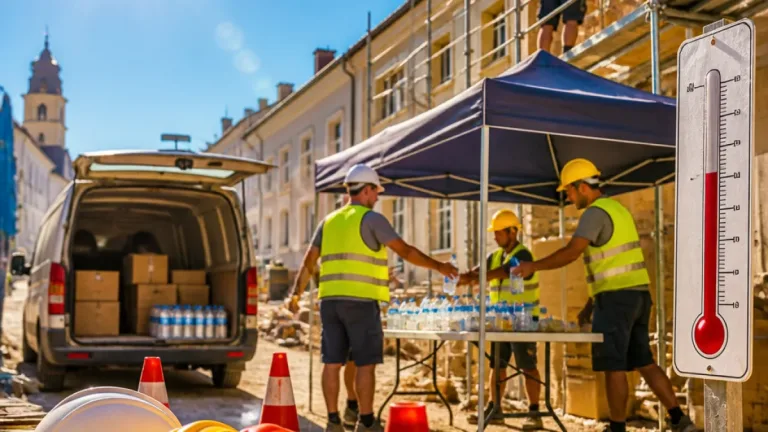 Gewerkschaft stärkt Schutz für Bauarbeiter bei extremer Hitze