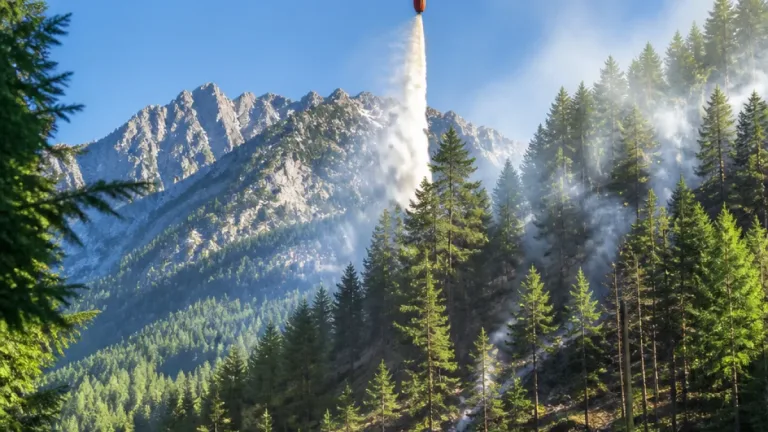 Gezielter Hubschrauber- und Flughelfer-Einsatz stoppt Waldbrand in Ginzling