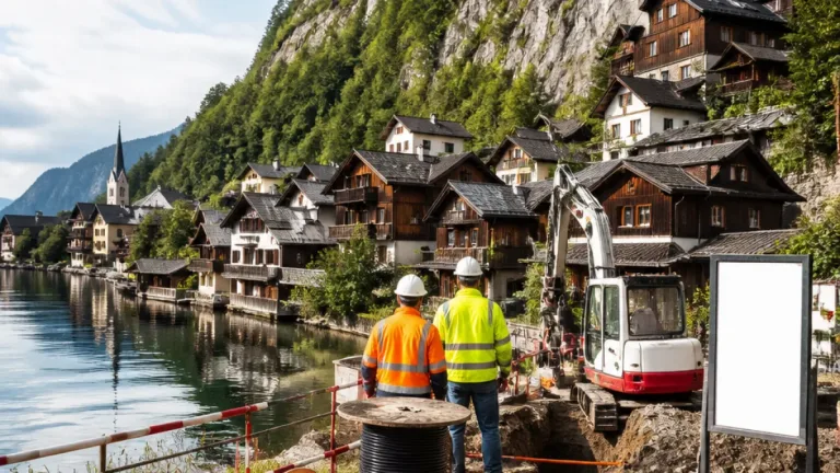 Glasfaser-Offensive erreicht Hallstatt: Nächster Bauabschnitt gestartet