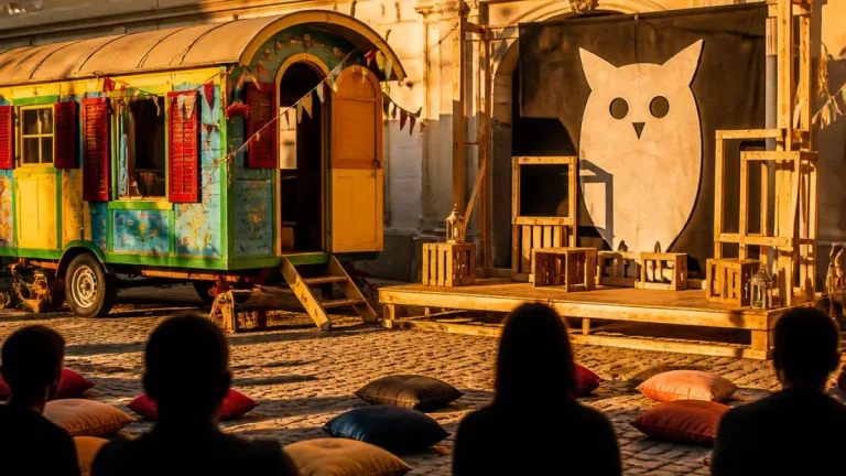 Gratis‑Theater: „Das Eulenmädchen“ gastiert mit Theaterwagen Porcia in St. Stefan