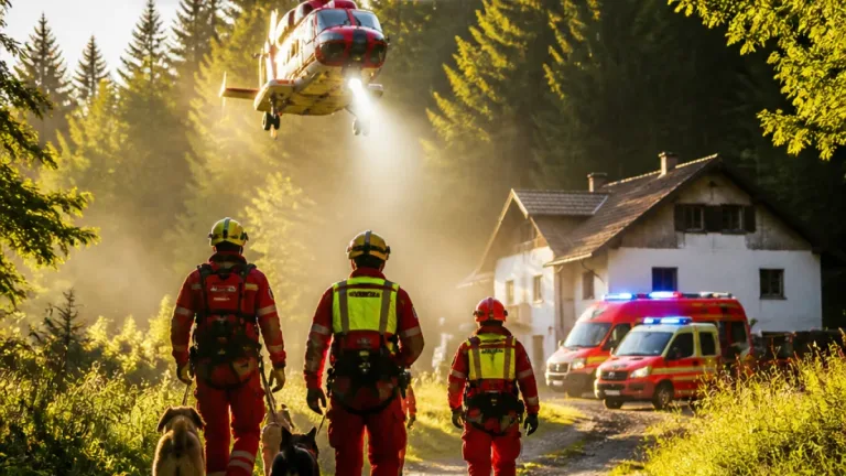 Großangelegte, grenzüberschreitende Suche in Arnoldstein endet erfolgreich