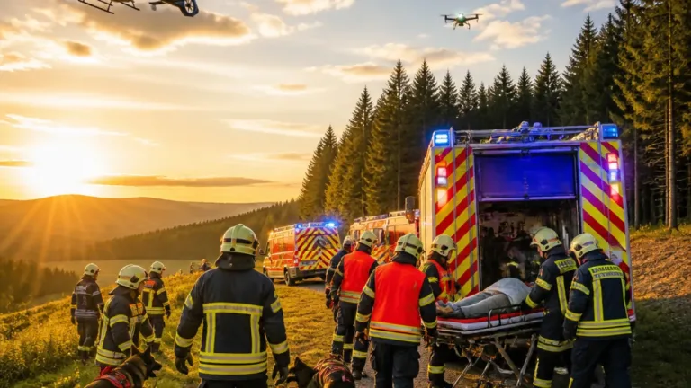 Großangelegte Suche in Kirchberg: 80‑Jähriger nach Stunden in Wald gefunden