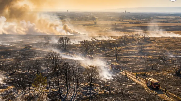 Großbrand bei St. Egyden: 100 Hektar betroffen – Hitzerekord in NÖ verstärkt Einsatzlage