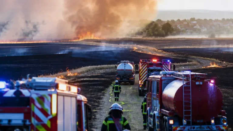 Großbrand im nördlichen Weinviertel: Feuerwehr mit 150 Kräften gegen Flammen